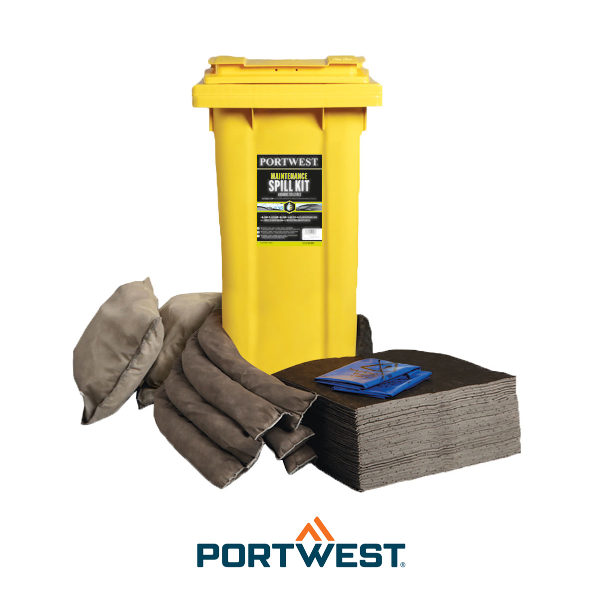 KIT D'ABSORBANTS DE MAINTENANCE 120 LITRES