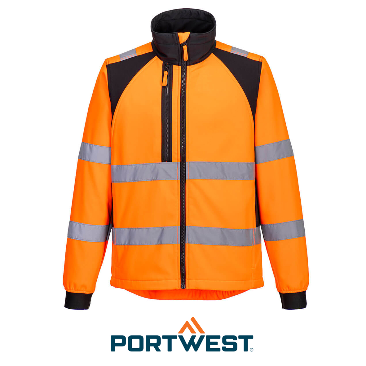 VESTE SOFTSHELL HAUTE VISIBILITÉ ECO WX2 (2 couches)