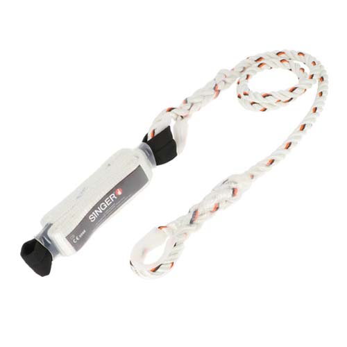 LONGE ANTICHUTE AVEC ABSORBEUR D'ÉNERGIE. LONGUEUR 1.50 M.