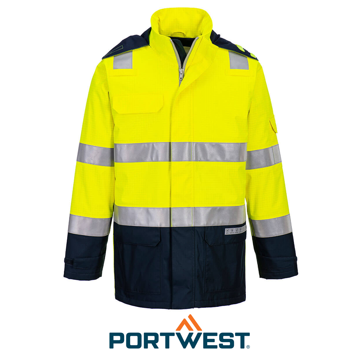 VESTE DE PLUIE BIZFLAME RAIN + HI-VIS LIGHT ARC