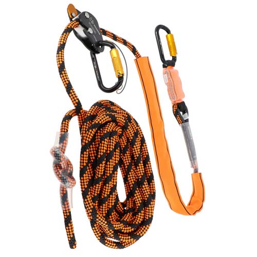 ANTICHUTE MOBILE EN ALUMINIUM SUR CORDE 100