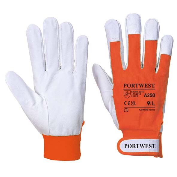 A250 TERGSUS<br/>CUIR CHÈVRE<br/>EN388 3142X