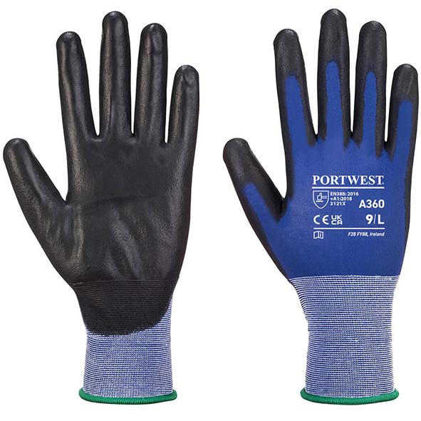 A360 SENTI-FLEX<br/>PU<br/>EN388:2016 3121X