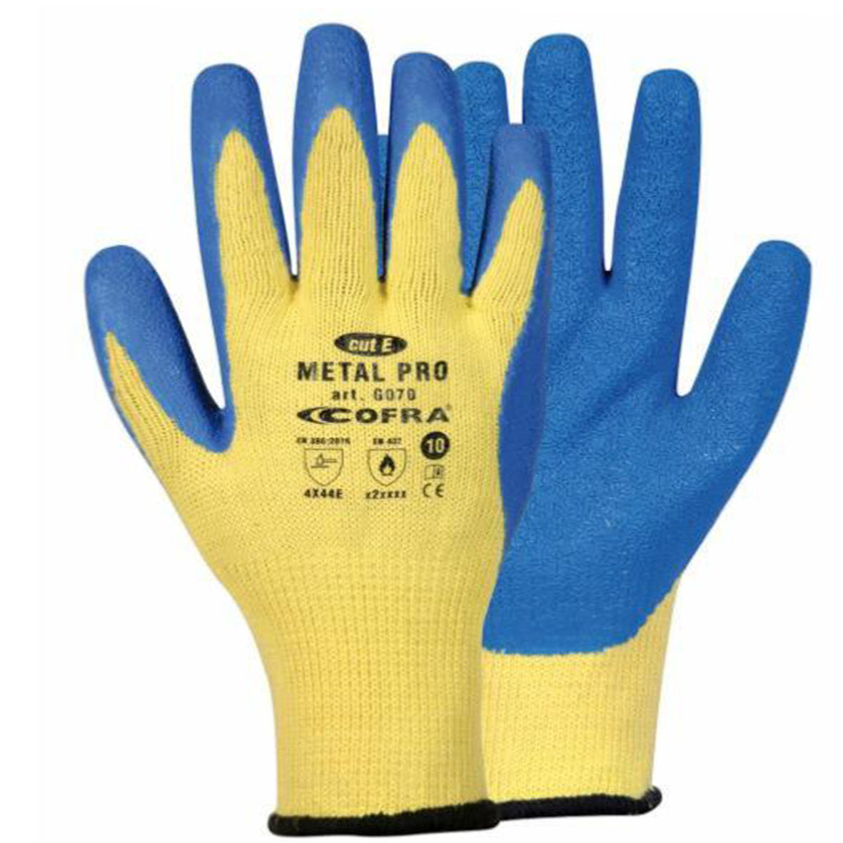 G070 métal pro <BR/> latex <BR/>  EN388:2003 4X44E