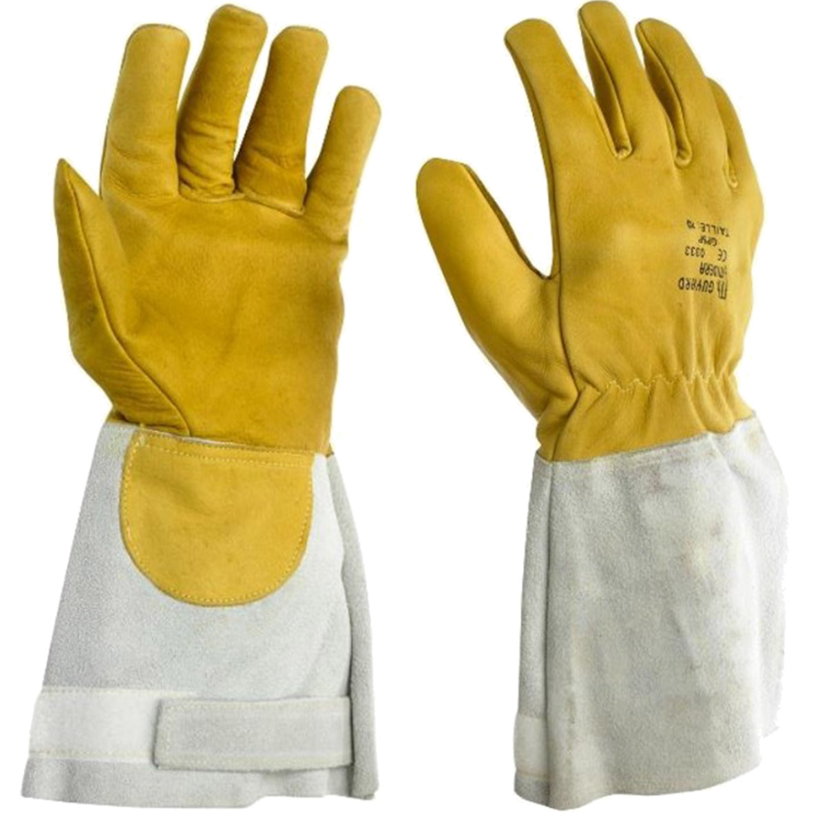 GPSP POMPIERS<br/>CUIR HYDROFUGE<br/>EN388 3333B - EN659