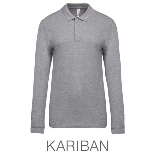POLO PIQUE MANCHES LONGUES K256 - 180gr