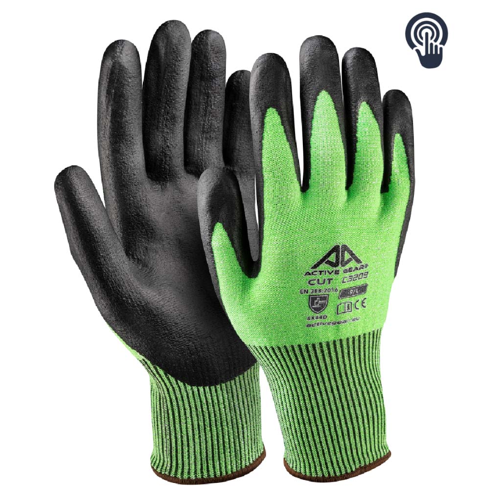ACTIVE CUT C3210<BR/> NITRILE <BR/> EN388:2016  4X43D
