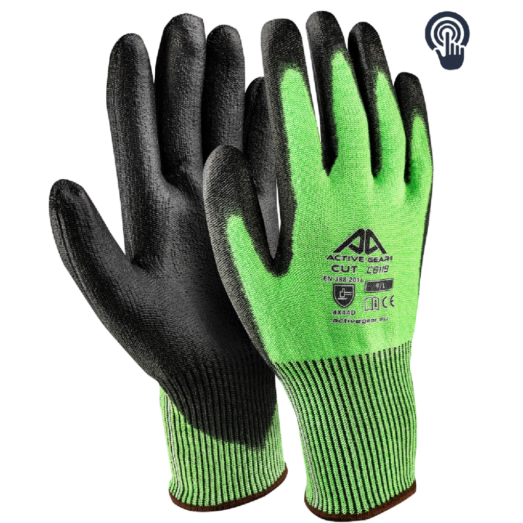 ACTIVE CUT C8120 <BR/>PU <BR/> EN388:2016  4X43D