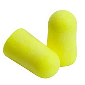 BOUCHONS D'OREILLES EARSOFT NEON SNR 36db - Boîte de 400