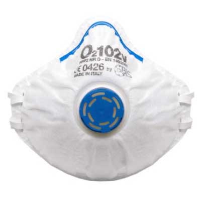MASQUE RESPIRATOIRE FFP2 NRD 102v+ VALVE - boîte de 20