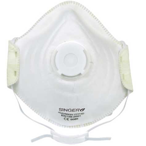 MASQUE RESPIRATOIRE POUSSIÈRES FFP3D BOLDAIR - Boîte de 10