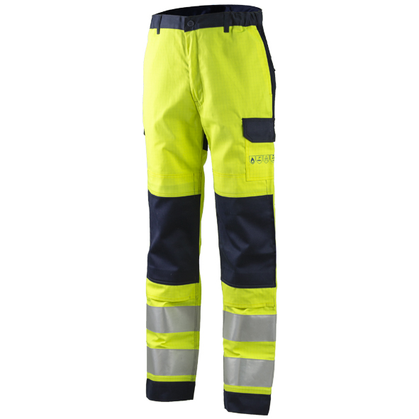 PANTALON MULTI-RISQUES<BR>JAUNE</BR>
